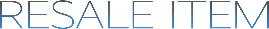 RESALE ITEM