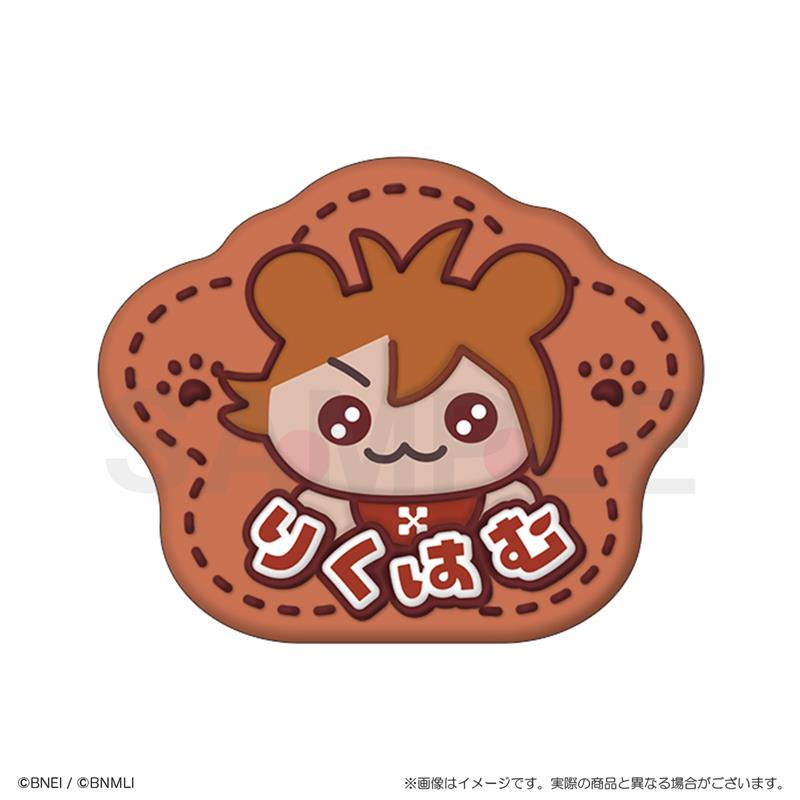 ぬいぐるみバッジ　りくはむ