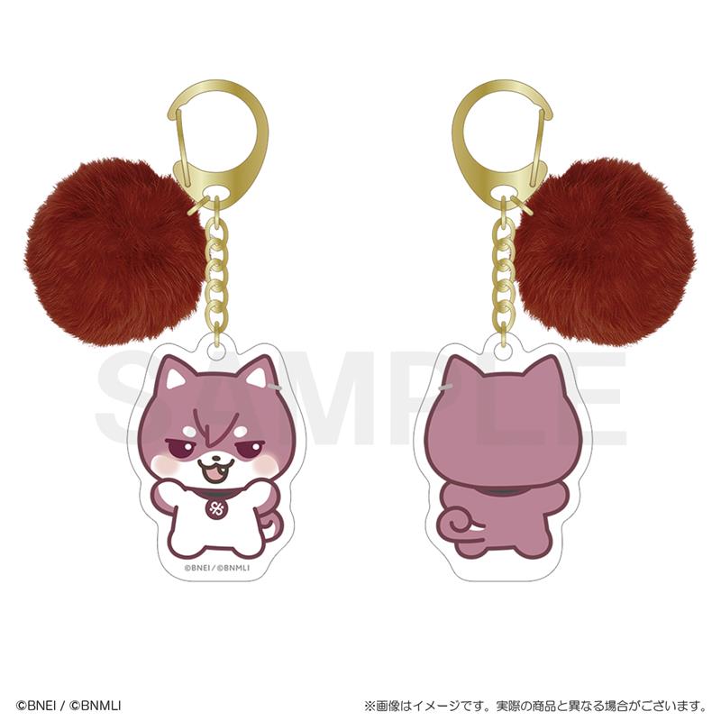 ぽんぽん付きキーホルダー　とまわん