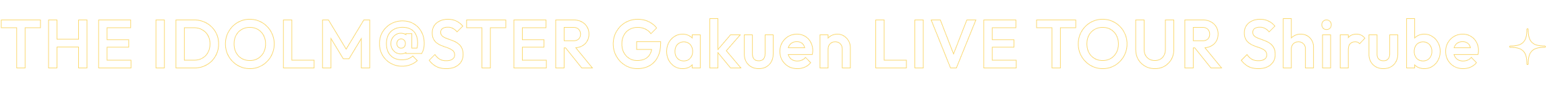 THE IDOLM@STER Gakuen LIVE TOUR Shirube