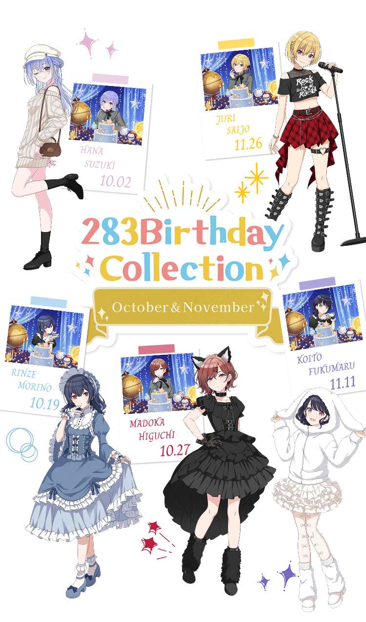 283Birthday Collection | ASOBI STORE