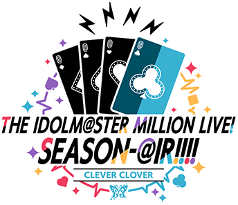 THE IDOLM@STER MILLION LIVE! SEASON-@IR!!!! CLEVER CLOVERロゴ