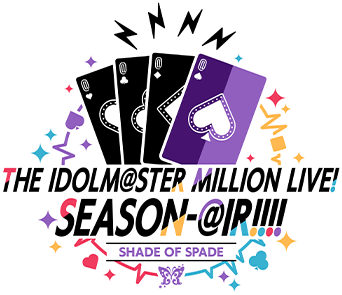 THE IDOLM@STER MILLION LIVE! SEASON-@IR!!!! SHADE OF SPADEロゴ