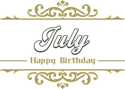 July Happy Birthday