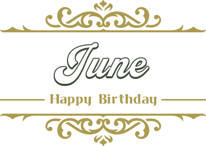 June Happy Birthday