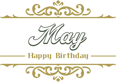 May Happy Birthday