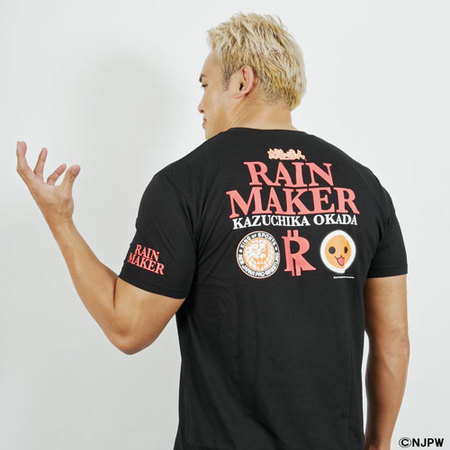 新日本プロレス×太鼓の達人 オカダ・カズチカ RAINMAKER Tシャツ