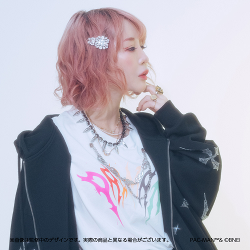 PAC-MAN×REFLEM feat.ZOC ロングスリーブTシャツ【白】