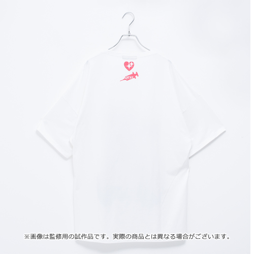 夢見りあむ×TRAVAS TOKYO ビッグTシャツ ナースクマ 白
