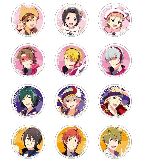 THE IDOLM@STER SideM 49 ELEMENTS 缶バッジ vol.4