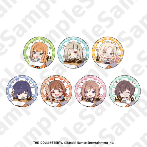 学園アイドルマスター×ばくだん焼本舗 トレーディング缶バッジ B