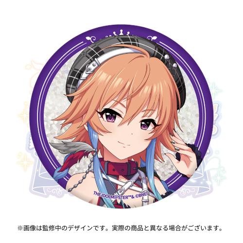 アイドルマスター　シンデレラガールズ　デレマス 二宮飛鳥 缶バッジ アイドルマスター シンデレラガールズ 公式φ75mmグリッター缶