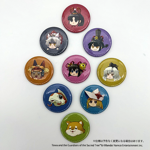 ♯Iwt21ETシュタインズ・ゲートゆる缶バッジ全10種 トワと神樹の祈り子たち トレーディング缶バッジ（9種）