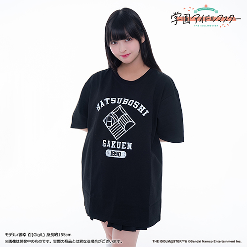 学園アイドルマスター 初星学園購買部Tシャツ 黒 XL