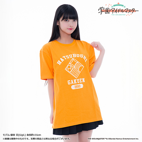 学園アイドルマスター 初星学園購買部Tシャツ オレンジ L