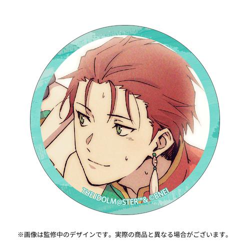 SideM 思い出 缶バッジ 翼 アイドルマスター SideM 缶バッジ 柏木 翼 Illustration by めばち