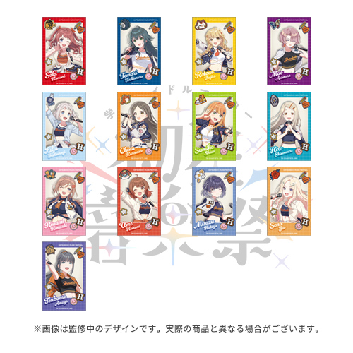 Valentine party 2022 チェキ風カード 初音ミク 学園アイドルマスター 初星音楽祭 公式トレーディングチェキ風