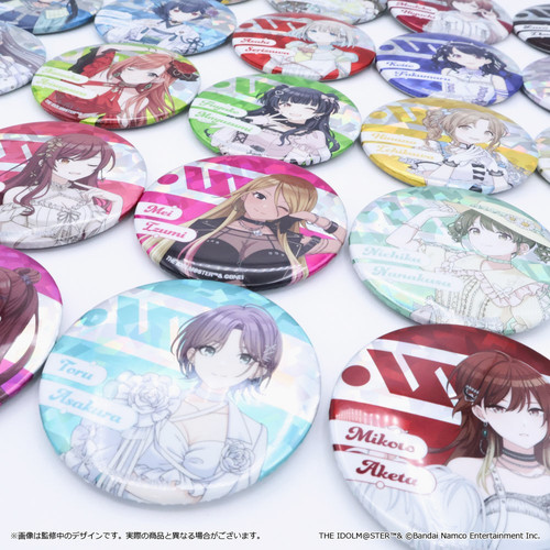 七草にちか ハート缶バッジ 60点 アイドルマスター シャイニーカラーズ 公式φ75mmホログラム缶バッジ