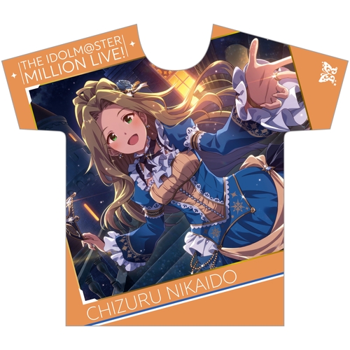 アイドルマスター ミリオンライブ！ フルグラフィックTシャツ 二階堂 