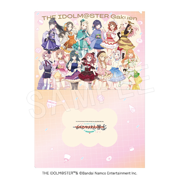 学園アイドルマスター A4クリアファイル スイーツver.