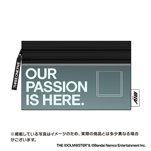 ダブルファスナーポーチ