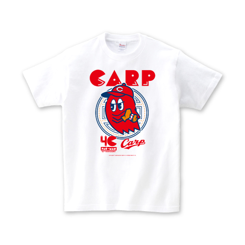 カープ×パックマンコラボ　Tシャツ（ゴースト）