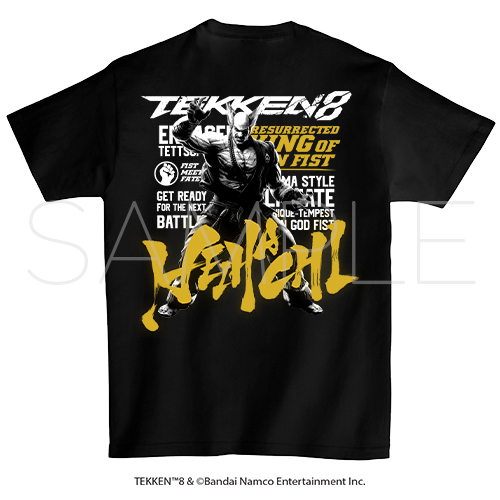 TEKKEN8 バックプリントTシャツ Heihachi Mishima M