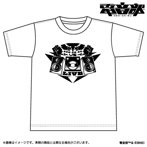 電音部 VS LIVE 公式ロゴTシャツ 白 XL