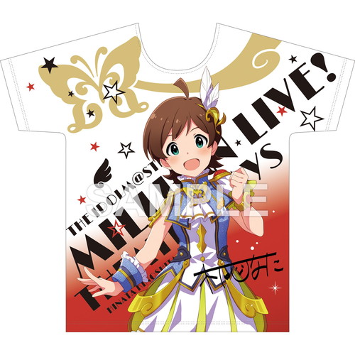 アイドルマスターミリオンライブ 七尾百合子 ルミエールパピヨンver Tシャツ アイドルマスター ミリオンライブ！ フルカラーTシャツ 木下ひなた