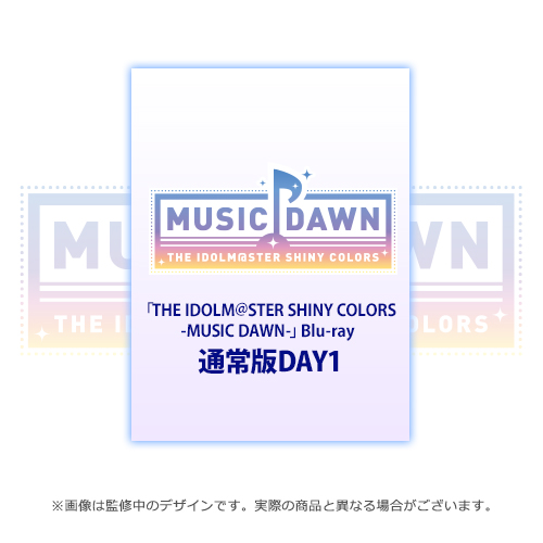 The Idolm Ster Shiny Colors Music Dawn Blu Ray 通常版day1