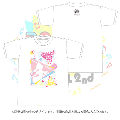 バンダイナムコエンターテインメントフェスティバル 2nd 公式tシャツ アイカツ シリーズ Ver ホワイト Sサイズ