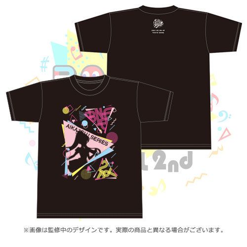 バンダイナムコエンターテインメントフェスティバル 2nd 公式tシャツ アイカツ シリーズ Ver ブラック Xlサイズ