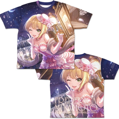 アイドルマスター シンデレラガールズ リュミエール・エトワール 宮本フレデリカ 両面フルグラフィックTシャツ/Mサイズ