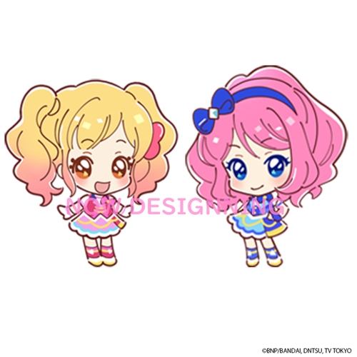 アクリルバッジスタンドキーホルダー アイカツスターズ ゆめ ローラセット