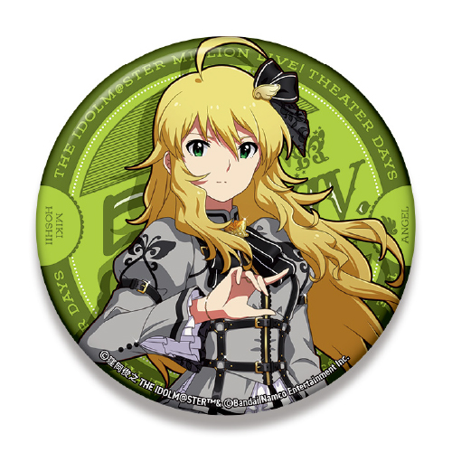 アイドルマスター ミリオンライブ ミリシタ 星井美希 缶バッジ 缶バッチ ONKYO DIRECT｜「アイドルマスター」描き下ろしイラスト 缶