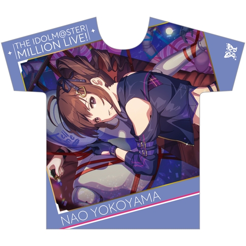 アイドルマスター ミリオンライブ！ フルグラフィックTシャツ 横山奈緒