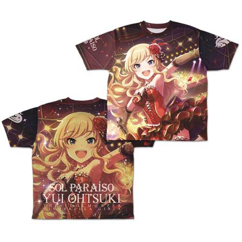 アイドルマスター シンデレラガールズ ソル パライソ 大槻唯 両面フルグラフィックtシャツ Lサイズ