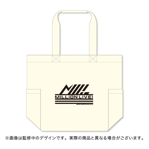 アイドルマスター ミリオンライブ 公式プロデューサーキャンバストートバッグ ナチュラル