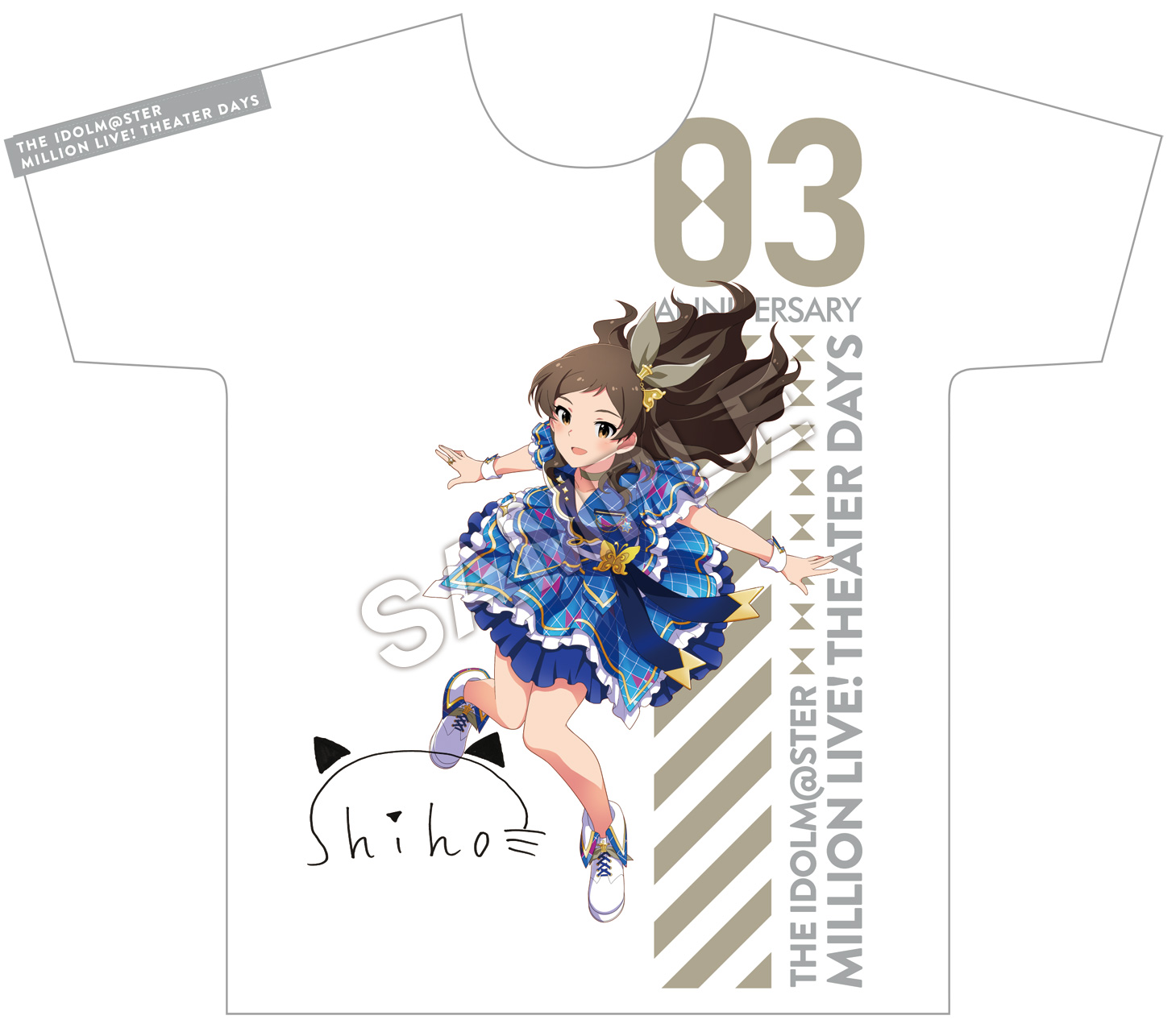 アイドルマスター ミリオンライブ フルカラーtシャツ 北沢志保 インフィニット スカイver