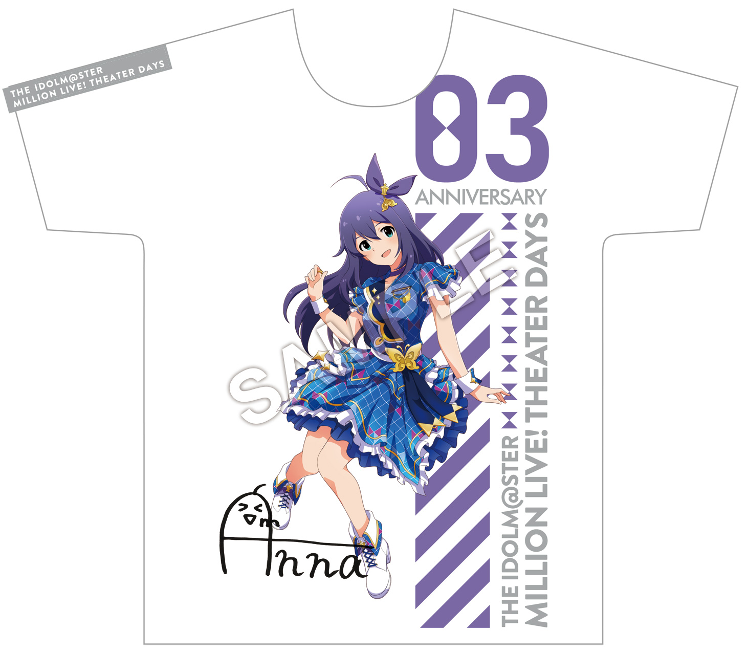 アイドルマスター ミリオンライブ フルカラーtシャツ 望月杏奈 インフィニット スカイver