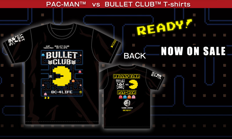 PAC-MAN™ vs BULLET CLUB™ T-shirts