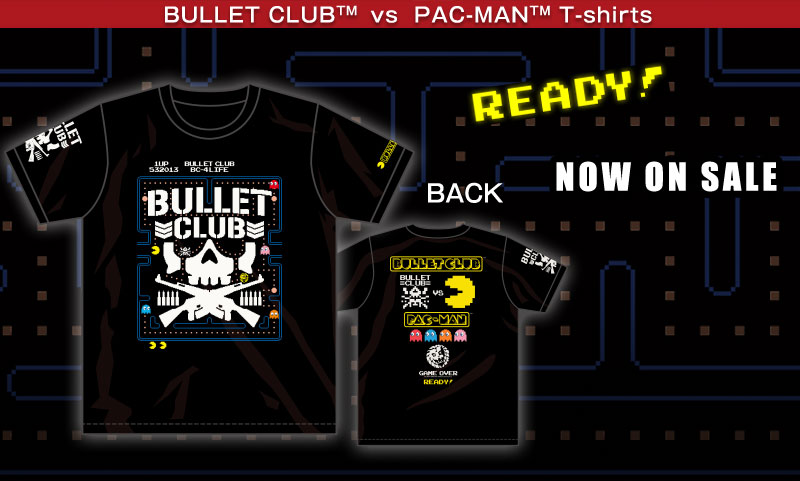 BULLET CLUB™ vs PAC-MAN™ T-shirts