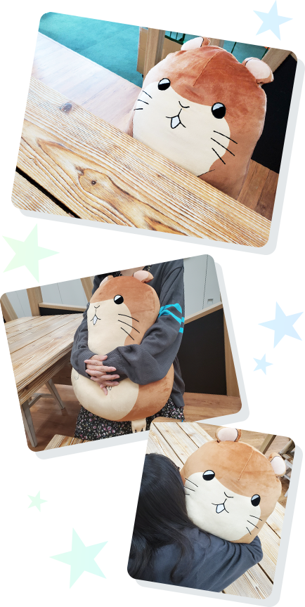 もちもち!ハム蔵ぬいぐるみ